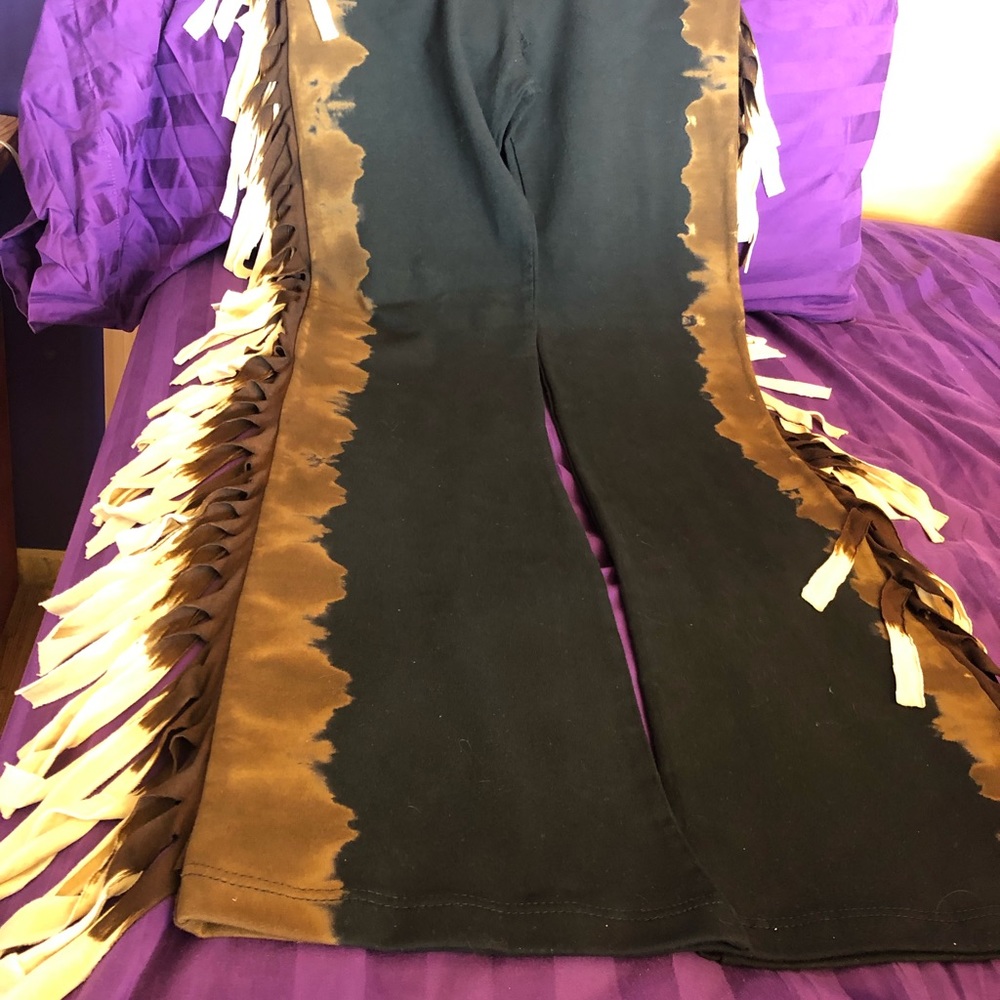 Bell bottoms brand new with tags attached.   Leggins fit cotton